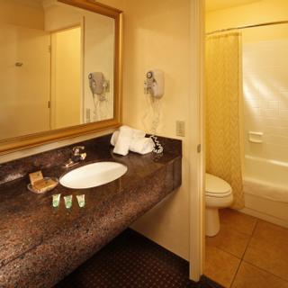 Best Western Danville Sycamore Inn | Danville, California | Bathroom sink and shower with tub