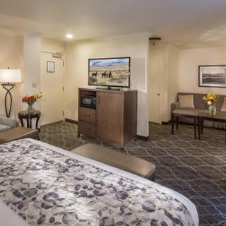Best Western Danville Sycamore Inn | Danville, California | King bedroom updated with pull out couch